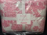 Pottery Barn Teen Lilly Pulitzer Toile Quilt Twin/twin Xl Palm Beach Pink Nwt. Fixed Price $212.46.