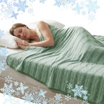 Catalonia Cooling Blanket For Hot Sleepers, Summer Bed 50 X 70", Green. Fixed Price $30.99.