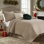 Greenland Home Fashions Finely Stitched Velvet Quilt Set 3-PIECE Full/queen. Fixed Price $125.42.