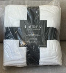 Brand New Ralph Lauren Queen Micromink Blanket Cream 90X90 Free Shipping. Fixed Price $48.00.