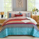 Bohemian Set Super King, Boho Striped Pattern Bedspread For. Fixed Price $82.21.