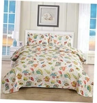 Beach Quilts Set Size Ocean Bedspread Lightweight Coastal King Yellow. Fixed Price $58.25.