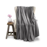Vellux Microfleece Blankets, Full/queen, Tornado Grey. Fixed Price $28.99.