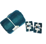 Target Threshold Lofty Dark Teal Velvet (3PC) Full/queen Quilt Set. Fixed Price $159.20.