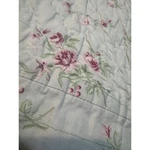 Simply Shabby Chic Rachel Ashwell Green Floral Ruffled Cotton Quilt. Twin. Fixed Price $79.00.