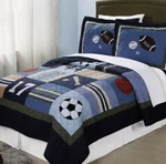 My World All State Quilt Mini Set Twin Size By Pem America 100% Cotton. Fixed Price $59.75.