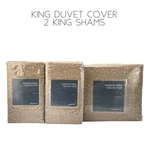 Hudson Park Allegatore King Duvet Cover + 2 Shams Set Brand New. Fixed Price $101.46.