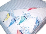 Laura Ashley Nautical Sail Boat Ahoy King Quilt 2 Shams New. Fixed Price $110.20.