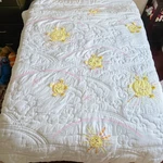 Pottery Barn Kids Twin Sunshine Rainbow Reversible Quilt White Pastel Applique. Fixed Price $67.46.