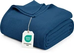 Utopia Bedding Navy Waffle Blanket King Size Soft Lightweight Breathable.... Fixed Price $24.49.