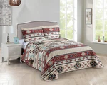 Rugs 4 Less Rustic Striped Southwestern Quilt Stitched Bedspread Bedding. Fixed Price $57.99.
