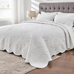 Kingnex Oversized Bedspreads 128X120, Pure White. Fixed Price $92.41.