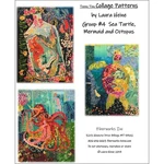 Laura Heine Collage Pattern Teeny Tiny 16X20 Quilts Make Set Of 3. Fixed Price $22.50.