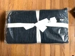Pottery Barn Belgian Flax Linen Handcrafted Quilt Denim Blue Queen New. Fixed Price $190.50.