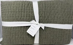 New Pottery Barn Pick-stitch Handcrafted Full/queen Quilt Loden. Fixed Price $174.95.