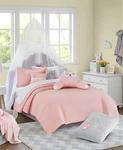 Urban Dreams Verona 3-PC. Cotton Fill Quilt Mini Set Full / Queen Blush. Fixed Price $41.18.