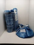 Blue White South Street Loft Comforter Bed Set. Fixed Price $30.00.
