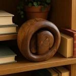 Vtg Artisan Made Wooden Stash Box /organic Natural Design/ Hidden Drawer. Fixed Price $59.00.