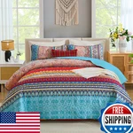 Wongs Bedding King Bohemian Quilt Set Boho Striped Coverlet 3 Piece. Fixed Price $60.99.