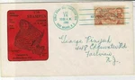U.s. 1948 Essex Stamp Club East Orange N.j. Illustration Cover Rf 34657. Fixed Price $8.85.