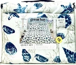 Great Bay Home Cynthia Collection Seashells Full/queen 3 Pc Quilt Set With Shams. Fixed Price $78.99.