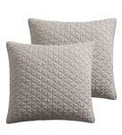 Levtex Homthreads Rowan 2-PC. Sham Set, European. Fixed Price $10.00.