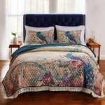 New Anthropologie Peacock Tassel Fringe Boho Quilt Bedspread Bedding & Sham Set. Fixed Price $230.00.