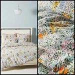 Anthropologie 52 Conversations Colloquial Twin Duvet Cover & Standard Sham. Fixed Price $138.00.