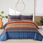 Wongs Bedding Boho King Size, Blue And Orange Bohemian Quilt,. Fixed Price $55.49.
