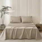 Bdear 6PS Linen Grey Queen Size Bedding Sets Like Cotton Oeko-t.... Fixed Price $91.27.