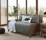 Eddie Bauer Solid Cotton Green 4 Piece Daybed Cover SET-39X75. Fixed Price $139.99.
