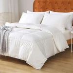 Feathers Down Comforter Queen - 100% Organic Cotton Cover, Medium Warm All Se.... Fixed Price $102.96.