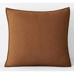 The Company Store Viole Cotton Quilted Euro Sham Rust Color N2R1E. Fixed Price $35.00.