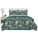 Collections Etc Elegantly Modern Bloom 7-PIECE Comforter Set, Multi, Queen. Fixed Price $79.99.