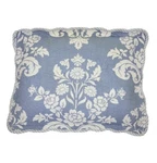 New Home Classics 2 Quilted Standard Size Pillow Shams Blue Watercolor Damask. Fixed Price $30.00.