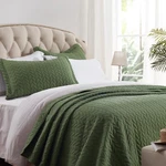 Sunstyle Home Olive Green King Quilt Bedding Set, Lightweight Comforter Bedsp.... Fixed Price $60.04.