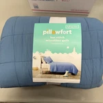Pillowfort Full/queen Box Stitch Microfiber Kids' Quilt Blue Brushed Soft. Fixed Price $19.99.