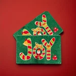 Two Joy Christmas Decor Rugs For Bedroom, Bathroom, Living Kitchen, Etc.. Fixed Price $23.00.