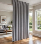 New Dreaming Casa Velvet Room Darkening Curtains Gray Panels- 100" X 102". Fixed Price $30.00.