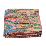 Sambhav Hub Floral Printed Cotton Quilted Blanket Indian Handmade. Fixed Price $95.30.