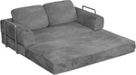 4-IN-1 Convertible Sofa Bed, Oversized Boneless Couch With Frame Kits And Remo. Fixed Price $485.99.