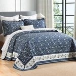 Sahsahcasa 100% Cotton 128"X120" Oversized California King Bedspread Coverlet.... Fixed Price $279.54.