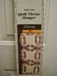 Jcp Solid Oak 50" Quilt Tapestry Rug Hanger Compression Knobs New. Fixed Price $125.00.