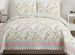Dena Sonnet Floral Queen Quilt 3PC Set New. Fixed Price $125.99.