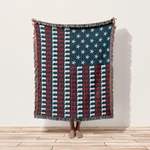 American Flag Western Throw Blanket Cowboy Boots Cowgirl Rustic Usa Decor Gift. Fixed Price $108.19.
