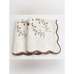 Home Classics Quilted Embroidered Floral Pillow Shams Set Of 2 Standard. Fixed Price $29.00.