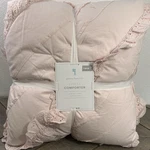 Pottery Barn Kids Eyelet Comforter, Twin Blush. Fixed Price $107.10.