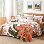 Floral Boho Quilt King Size Bedding Set Pink, 3 Pieces Farmhouse Flower Botanica. Fixed Price $89.99.