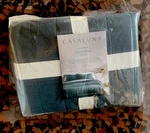 Casaluna King Linen Quilt Dark Teal Has Some Imperfections. Fixed Price $40.00.
