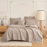 Dada Bedding Neutral Taupe Beige Sandy Elegant Matelasse Cotton Quilted Bedsprea. Fixed Price $150.99.